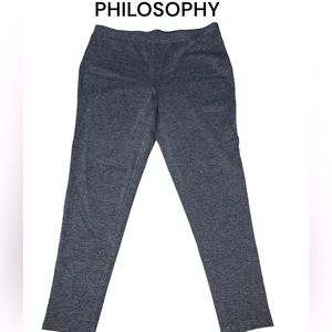 PHILOSOPHY gray leggings
